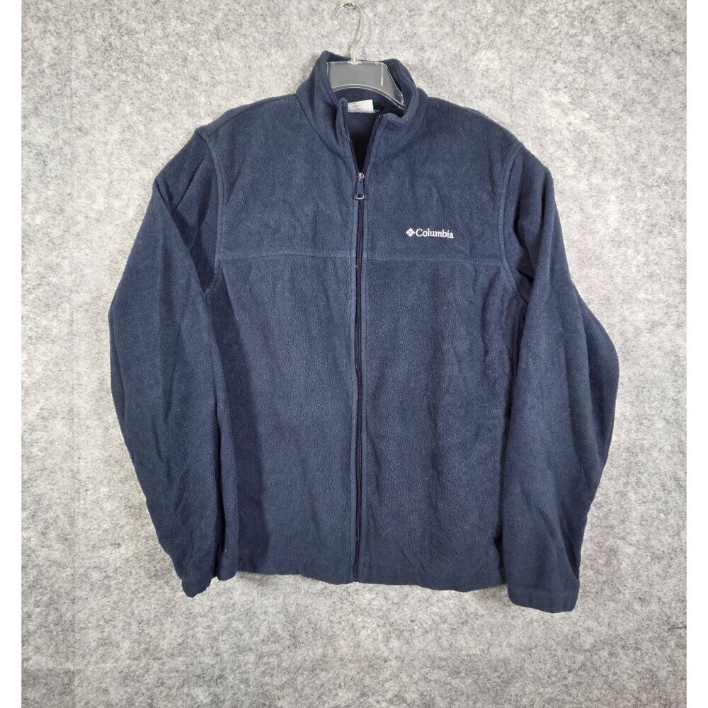 Columbia Men's Long Sleeve Zip Up Fleece Jacket Blue Size XL
